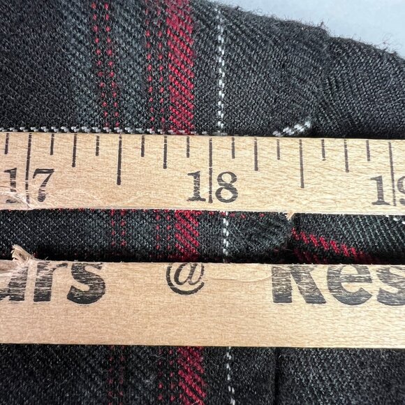 Dixxon Snap On Tool Flannel Shirt Adult Large Black Plaid Button Up Long Sleeve - Picture 16 of 16